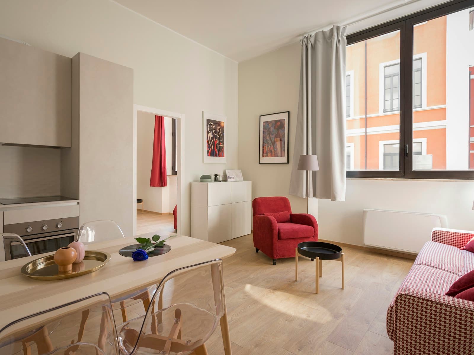 3 BHK Apartment in Gomti Nagar — living area